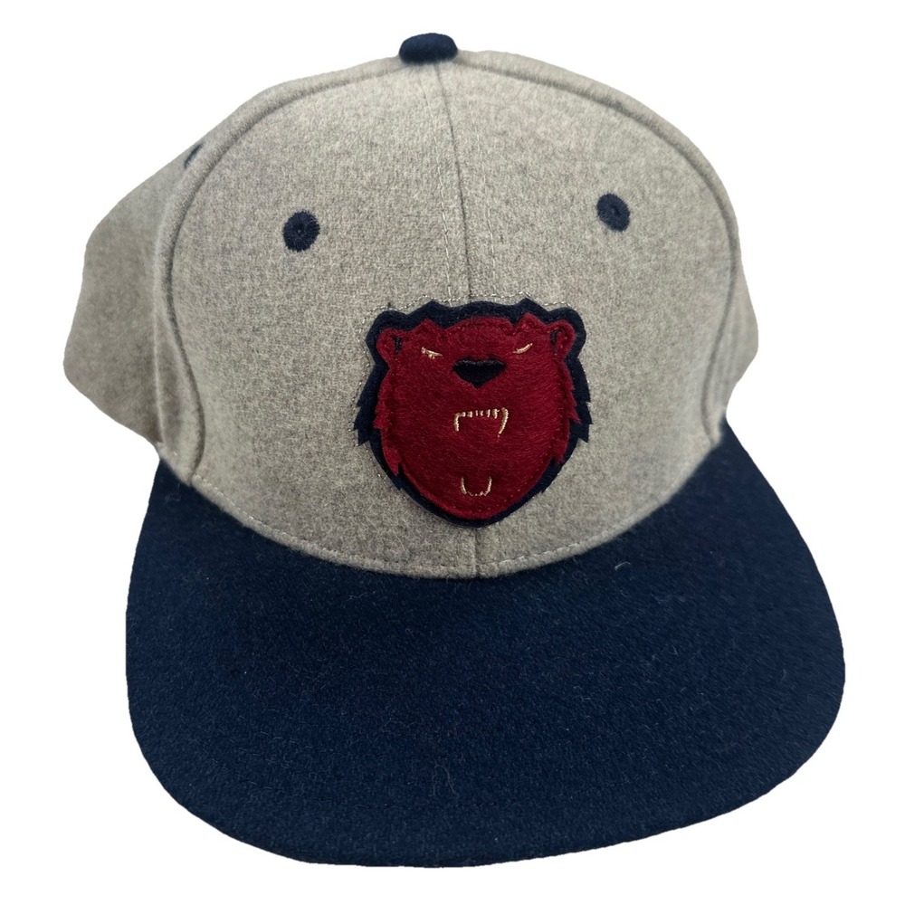 RSVLTS Dare Mighty Things SnapBack Hat Cap Teddy Bear Wool Blend